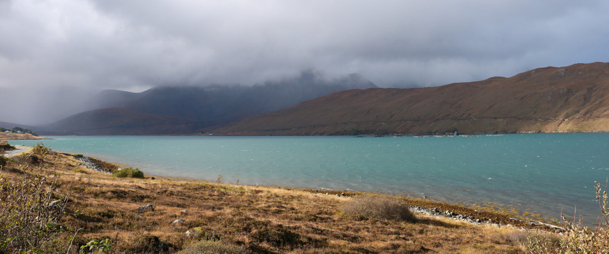 Photograph of a loch in Scotland